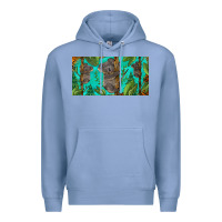 Colony Blue koala license plate Premium Hoodie - BarkalooDesign