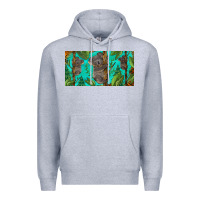 Heather Grey koala license plate Premium Hoodie - BarkalooDesign