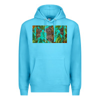 Ocean Blue koala license plate Premium Hoodie - BarkalooDesign
