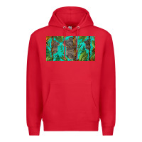 Red koala license plate Premium Hoodie - BarkalooDesign