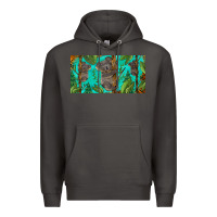Smoke koala license plate Premium Hoodie - BarkalooDesign