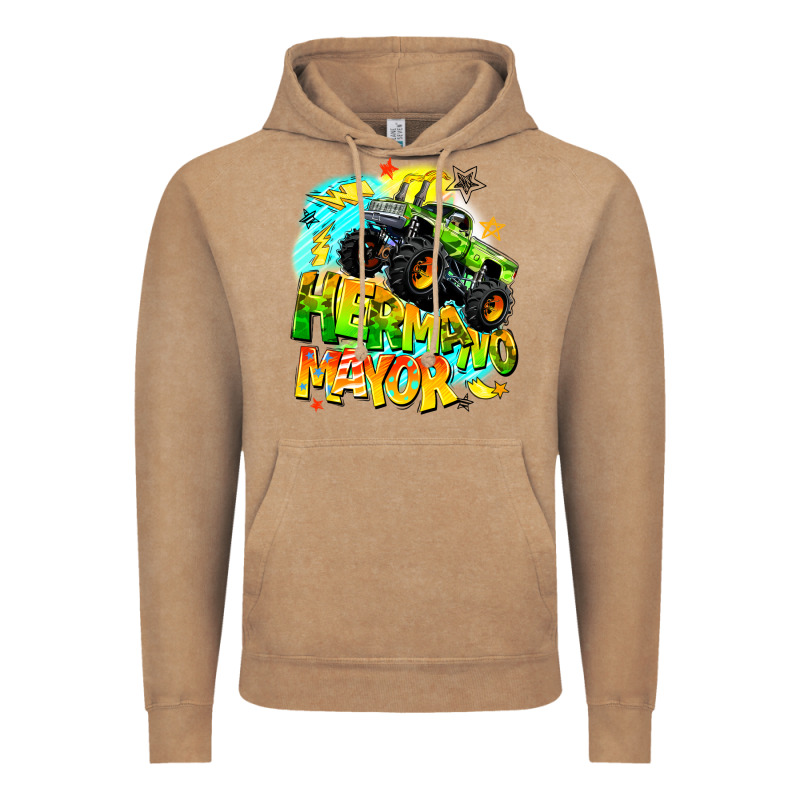 Hermano Mayor Vintage Hoodie by BarkalooDesign | Teevron