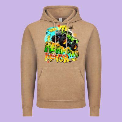 Hermano Mayor Vintage Hoodie Designed By Barkaloodesign