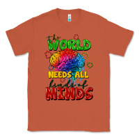 Copper The world needs all kinds of minds Classic Tee - FaDigitalArtStudio