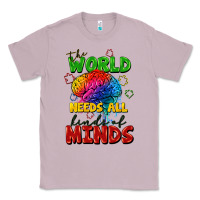 Lilac The world needs all kinds of minds Classic Tee - FaDigitalArtStudio
