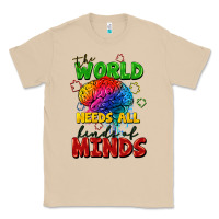 Mushroom The world needs all kinds of minds Classic Tee - FaDigitalArtStudio