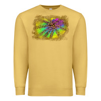 Antique Gold colorful glitter leopard background Premium Sweatshirt - RanaPortraitStore