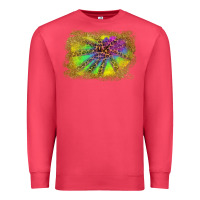 Cardinal colorful glitter leopard background Premium Sweatshirt - RanaPortraitStore