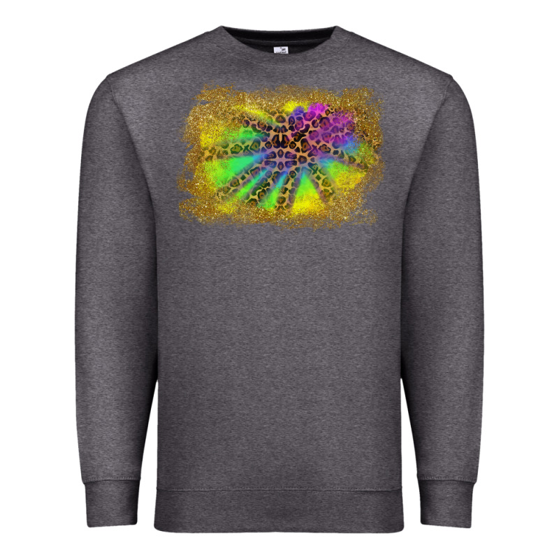 Colorful Glitter Leopard Background Premium Sweatshirt by RanaPortraitStore | Teevron