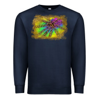 Navy colorful glitter leopard background Premium Sweatshirt - RanaPortraitStore