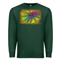 Sports Green colorful glitter leopard background Premium Sweatshirt - RanaPortraitStore