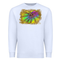 White colorful glitter leopard background Premium Sweatshirt - RanaPortraitStore