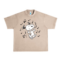 French Oak dancing dog Urban Heavy Tee - DesigneFamous
