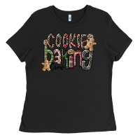 Black Cookie Baking Crew Ladies Tee - CowhideDigitalArt