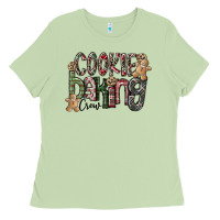 Matcha Cookie Baking Crew Ladies Tee - CowhideDigitalArt