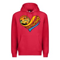 Cardinal Bus Driver Off Duty Heart Premium Hoodie - Jasminsmagicworld