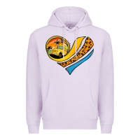 Lilac Bus Driver Off Duty Heart Premium Hoodie - Jasminsmagicworld