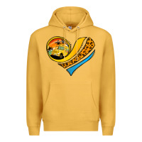 Mustard Bus Driver Off Duty Heart Premium Hoodie - Jasminsmagicworld