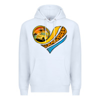 White Bus Driver Off Duty Heart Premium Hoodie - Jasminsmagicworld