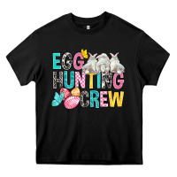 Black Egg Hunting Crew easter Day Heavy Core Tee - BundleAndBundleShop
