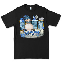 Black Cozy Season Premium Tee - FaDigitalArtStudio