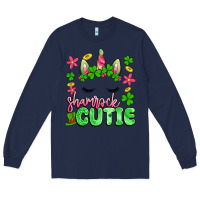 Navy shamrock cutie artiststas Long Sleeve Tee - Artiststas
