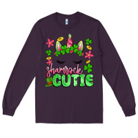 Plum shamrock cutie artiststas Long Sleeve Tee - Artiststas