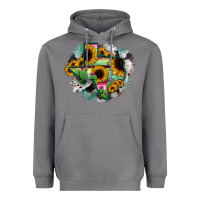 Storm Texas Map Sunflower Cactus Serape Heavyweight Hoodie - RanaPortraitStore