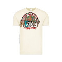 Vintage Arctic Merry Christmas Vintage Tee - CowhideDigitalArt