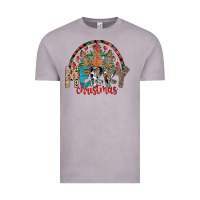 Vintage Zinc Merry Christmas Vintage Tee - CowhideDigitalArt