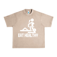French Oak eat healthy Urban Heavy Tee - DesigneFamous