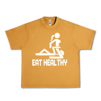 Peanut Butter eat healthy Urban Heavy Tee - DesigneFamous