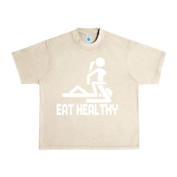 Sandshell eat healthy Urban Heavy Tee - DesigneFamous