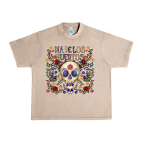 French Oak dia de los muertos Urban Heavy Tee - CowhideDigitalArt