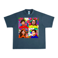 Midnight Navy workaholics Urban Heavy Tee - DesigneFamous