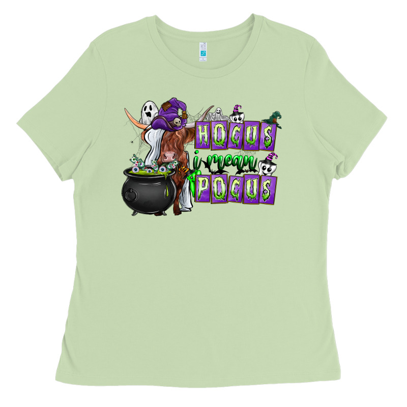 Hocus I Mean Pocus Ladies Tee by CowhideDigitalArt | Teevron
