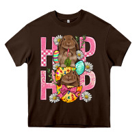 Chocolate Brown Hip Hop Easter Heavy Core Tee - BundleAndBundleShop