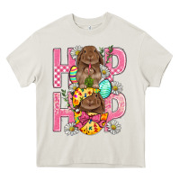 Cream Hip Hop Easter Heavy Core Tee - BundleAndBundleShop