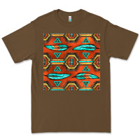 Cacao native american aztec seamless pattern 2 Premium Tee - BundleAndBundleShop