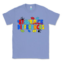 Colony Blue Embrace differences Classic Tee - FaDigitalArtStudio