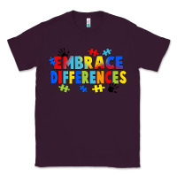 Plum Embrace differences Classic Tee - FaDigitalArtStudio