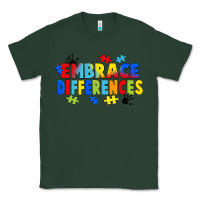 Sports Green Embrace differences Classic Tee - FaDigitalArtStudio