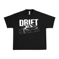 Black Supra Drift Urban Heavy Tee - DesigneFamous