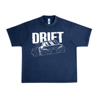 Navy Supra Drift Urban Heavy Tee - DesigneFamous