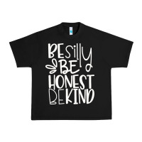 Black be silly be honest be kind Urban Heavy Tee - DesigneFamous