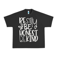 Pigment Black be silly be honest be kind Urban Heavy Tee - DesigneFamous