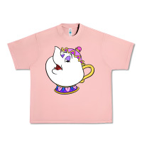 Salmon mrs potts Urban Heavy Tee - DesigneFamous
