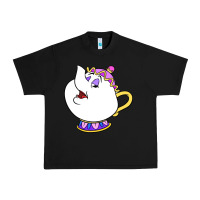 Black mrs potts Urban Heavy Tee - DesigneFamous