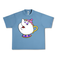 Pebble Blue mrs potts Urban Heavy Tee - DesigneFamous