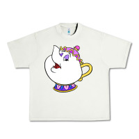 Pistachio mrs potts Urban Heavy Tee - DesigneFamous